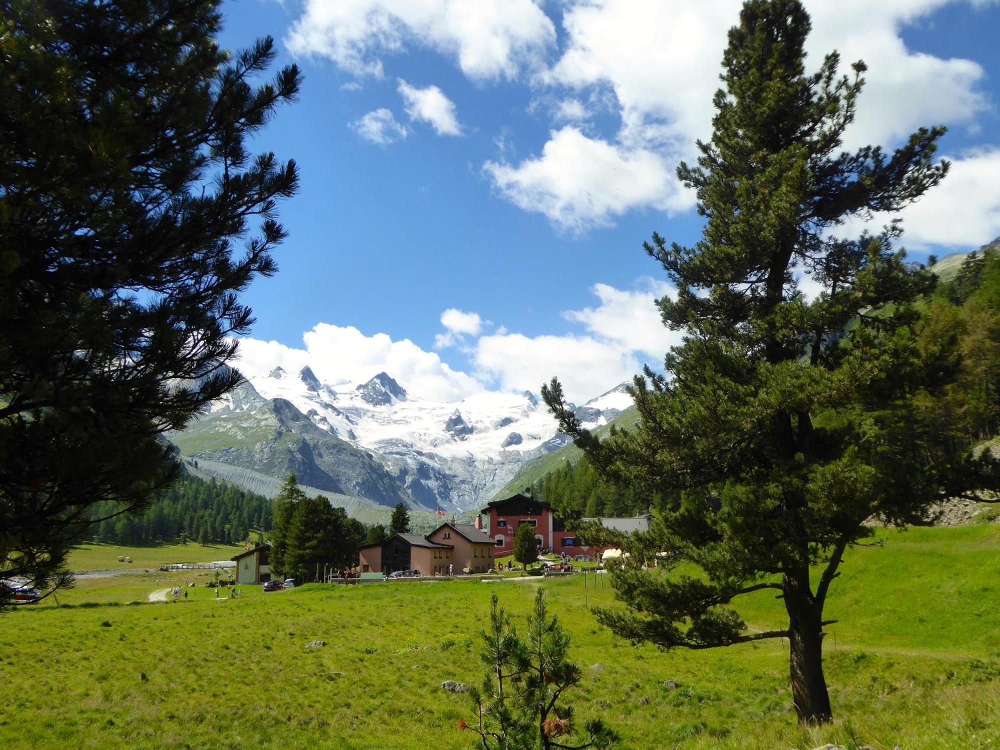 Hotel Roseg-Gletscher Pontresina Exterior foto